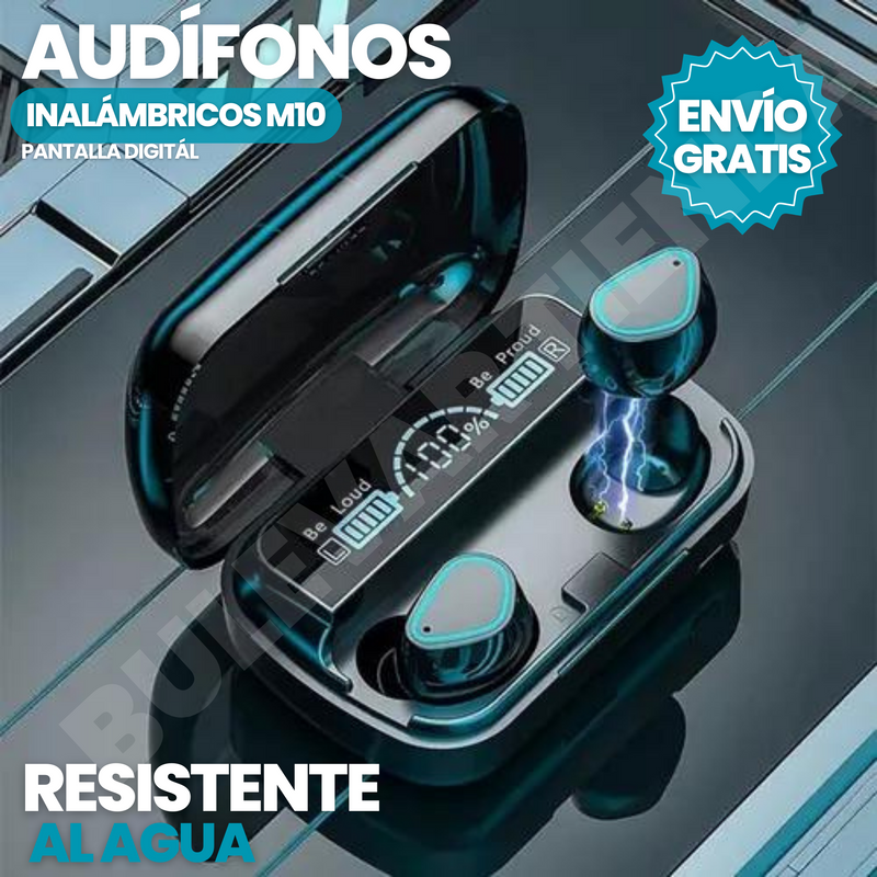 Audífonos Earbuds Tws M10 Sonido Con Powerbank™ + Envío gratis